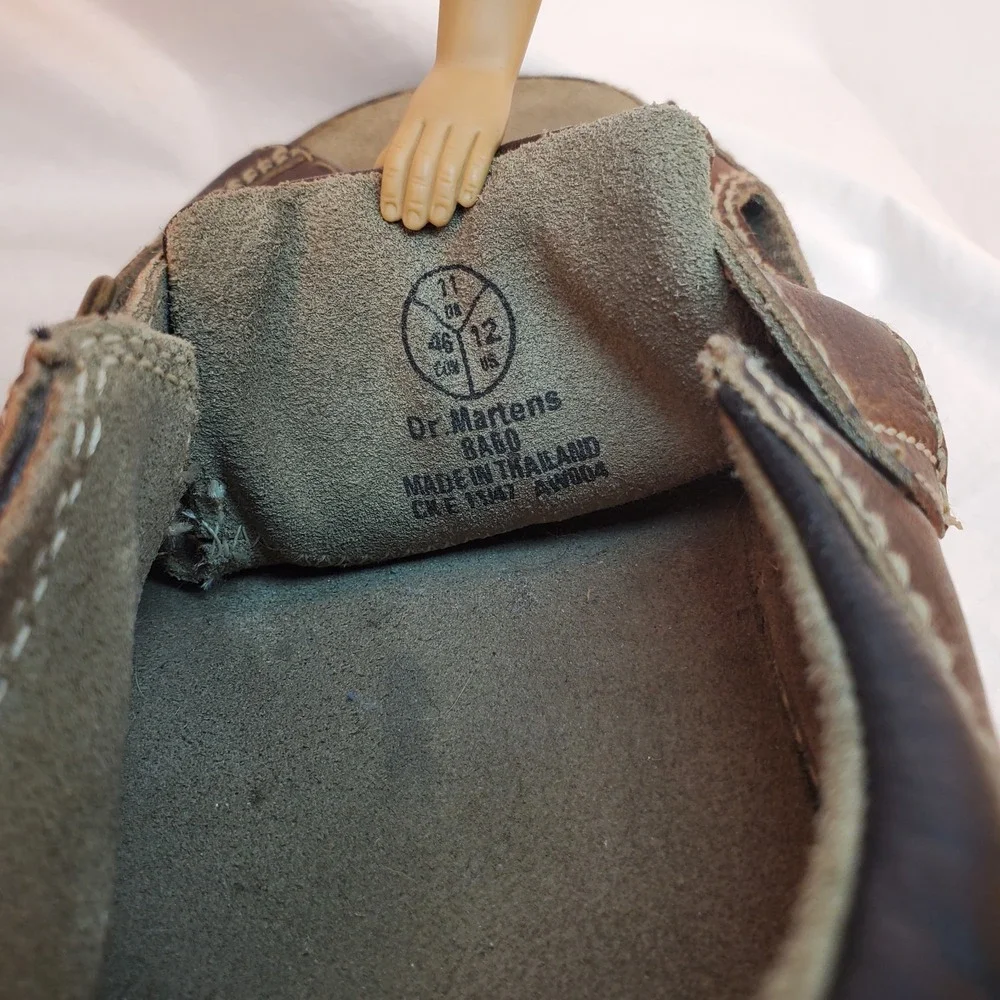 Vintage 90's Dr. Martens AirWair 8A60 Chunky Fisherman Sandals Mens 12 Brown